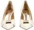 Högl Pumps Leather High-Heel-Pumps creme/gold