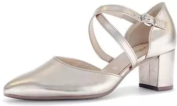 Gabor 1.343.32 Peeptoes & Sling Pumps metallic/gold