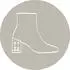 Tamaris Block Heel Pumps with Decorative Strap taupe