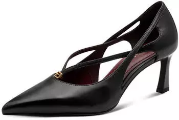 Tamaris Pump with Strap (1-22459) schwarz