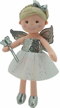 Sweety-Toys Stoffpuppe Fee Prinzessin silber 45 cm