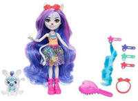 MATTEL HNV28, MATTEL HNV28 Enchantimals Deluxe Hair-Puppe Zemirah Zebra mit