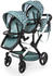Bayer Design Zwillings-Puppenwagen Xeo Twin grün/sterne