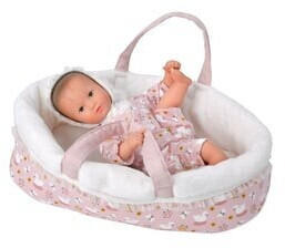 Käthe Kruse Mini Bambina mit Tiara und Tasche