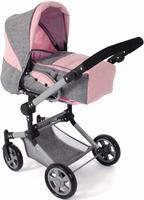CHIC2000 Kombi-Puppenwagen "Jara, Melange Rosa" zusammenklappbar