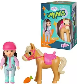 Zapf Creation BABY born Minis Set mit Pferd und Puppe