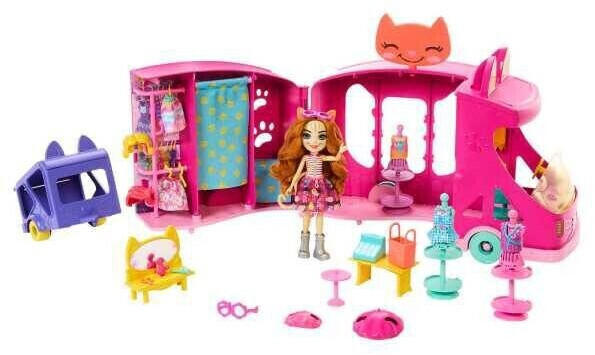 Mattel Enchantimals Glam Party Fashion Truck Playset