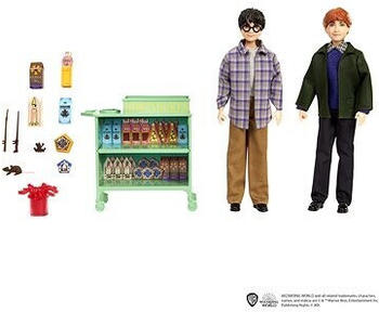 Mattel Harry Potter Puppen von Harry und Ron im Hogwarts Express