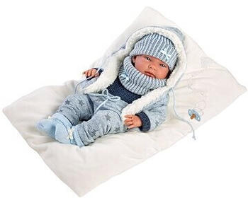 Llorens New Born Boy - Realistische Babypuppe mit Vollvinylkörper - 40 cm (73881)