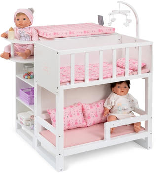 Ella & Piet Nursery 6in1 weiß/rosa