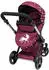 Bayer Design Kombi-Puppenwagen Xeo mit Tasche bordeaux/rosa