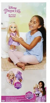 Jakks Pacific Spielpuppe My First Disney Rapunzel 35cm – Komplette Märchen-Ausstattung für sofortigen Spielstart