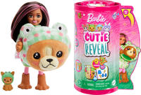 BARBIE HRK29, MATTEL HRK29 Barbie Cutie Reveal Chelsea Costume Cuties - Dog in Frog -