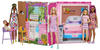 Barbie Getaway House Puppenhaus mit Barbie-Puppe und Zubehörteilen (HRJ77)
