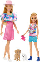 BARBIE HRM09, MATTEL HRM09 Barbie und Stacie Schwestern Puppenset mit 2 Hunden...