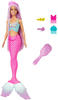 Barbie Meerjungfrauenpuppe »Meerjungfrau mit langem rosafarbenem Haar«