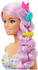 Mattel Barbie Meerjungfrauen-Puppe mit langen rosa Haaren und Accessoires (HRR00)