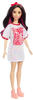 Mattel Barbie Model - Weißes glänzendes Kleid