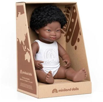 Miniland African Baby Boy with Down Syndrome 38 cm