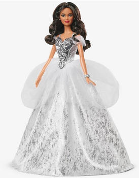 Barbie Holiday 2021 Brunette Curly Hair ((GXL23)