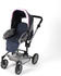 Bayer-Chic Kombi-Puppenwagen JARA Melange grau-navy