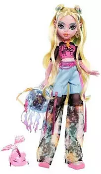 Mattel Monster High Doll With Pet - Lagoona Blue (HXH75)