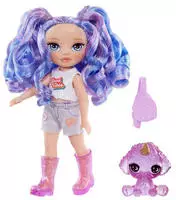 RAINBOW HIGH 531234-EUC, MGA 531234-EUC Rainbow High Littles Amethyst