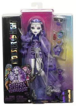 Mattel Monster High Doll With Pet - Spectra Vondergeist (HXH77 ) – Einzigartiges Design und hochwertige Materialien