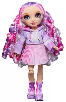 MGA Entertainment Rainbow High Watercolor & Create DIY Doll - Purple Eyes