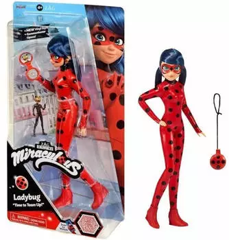 Bandai Miraculous Puppe Ladybug, Ca. 26 cm