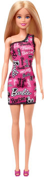 Barbie Fashionistas Puppe mit One-Shoulder-Kleid (HRH07)