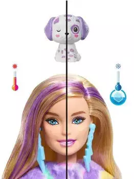 Barbie Cutie Reveal Puppe Dalmatiner – Farbwechseleffekt und bewegliche Glieder