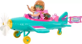 Barbie Pilotenpuppe Chelsea und Flugzeug