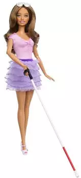 Barbie Fashionistas - Blind Barbie Doll In Partnership With The American Foundation For The Blind (HRH17)