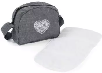 Bayer-Chic Wickeltasche f&uuml;r Puppen, Jeans grey