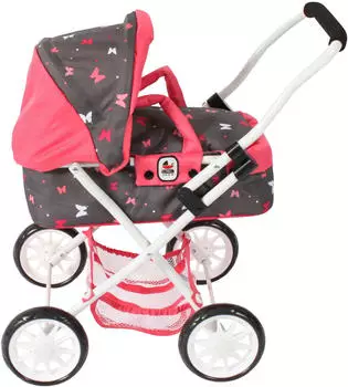 Bayer-Chic Mini-Kuschelwagen SMARTY Butterfly koralle