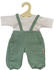 Heless Bio Latzhose & Shirt, Puppe, salbei, 28-35