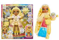 RAINBOW HIGH Anziehpuppe "Winter Wonderland Doll - Sunny (Yellow)"
