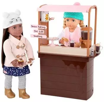 Our Generation Puppen Accessoires-Set Verkaufsstand Schokoladenträume