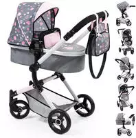 Bayer Kombi-Puppenwagen "Puppenwagen Vario" inkl. Wickeltasche