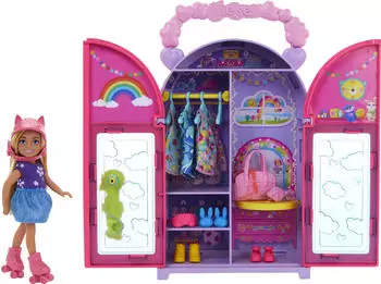 Barbie Chelsea Kleiderschrank-Spielset (HXN03)