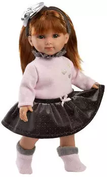 Llorens Soft Body Puppe Nicole Schwarzer Rock 35 cm