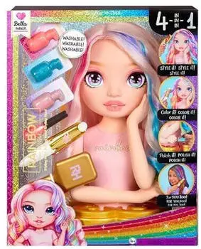 MGA Entertainment Rainbow High Styling Head Bella 33cm