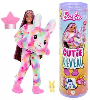 Barbie Cutie Reveal Color Dream Series - Bunny Doll & Accessories (HRK38)