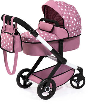 Bayer Design Kombi-Puppenwagen Xeo mit Tasche altrosa