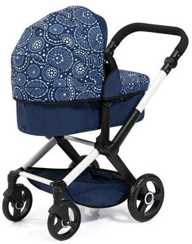 Bayer Design Kombi-Puppenwagen Xeo mit Tasche blau Schleife – Bayer Design Kombi-Puppenwagen Xeo mit Tasche blau Schleife Begeistert kleine Puppenmamas