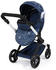 Bayer Design Kombi-Puppenwagen Xeo mit Tasche blau Schleife
