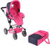 Bayer-Chic Kombi-Puppenwagen JARA Konfetti pink
