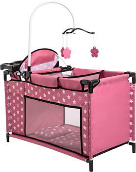 Bayer Design Puppenmultibett pink (62676AA) – Bayer Design Puppenmultibett pink (62676AA) - Vielseitiges Spielvergnügen für kleine Puppenmamas