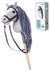 Hoppimals HOPPIHORSE Steckenpferd mit Trense grau